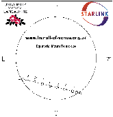 The apparent path of Venus for an Equatorial mount telescope in Preston