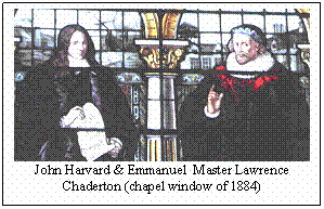 John Harvard & Emmanuel Master Lawrence Chaderton